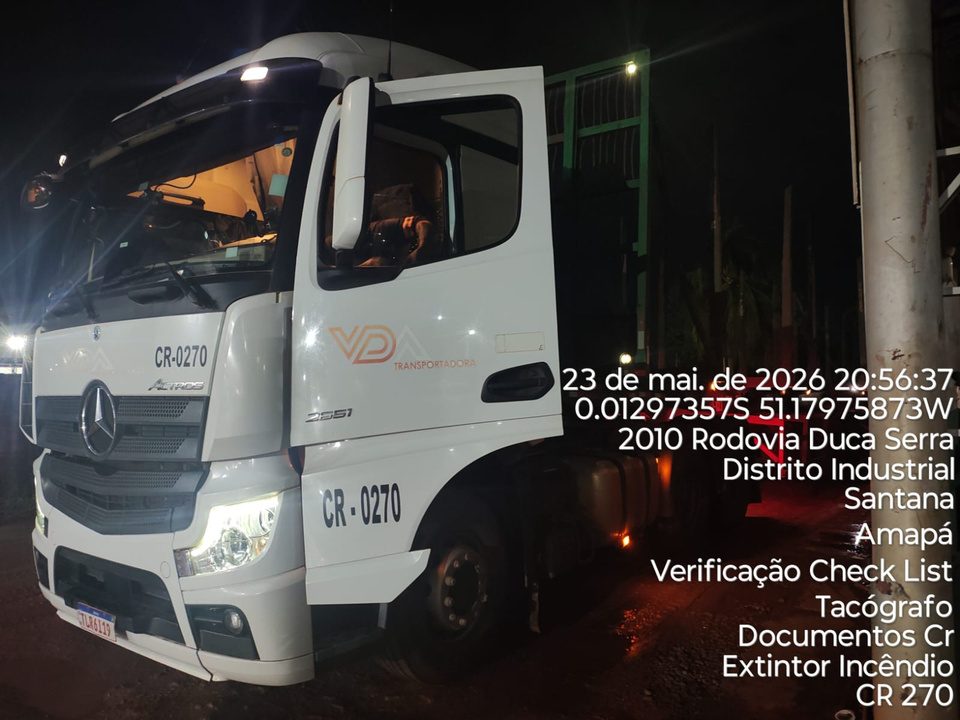 Caminhão CR-0270 VDA — Blitz de Segurança