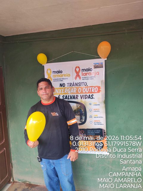 Campanha Maio Amarelo e Laranja VDA Transportadora